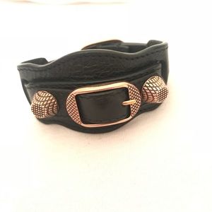 Real Balenciaga studded bracelet